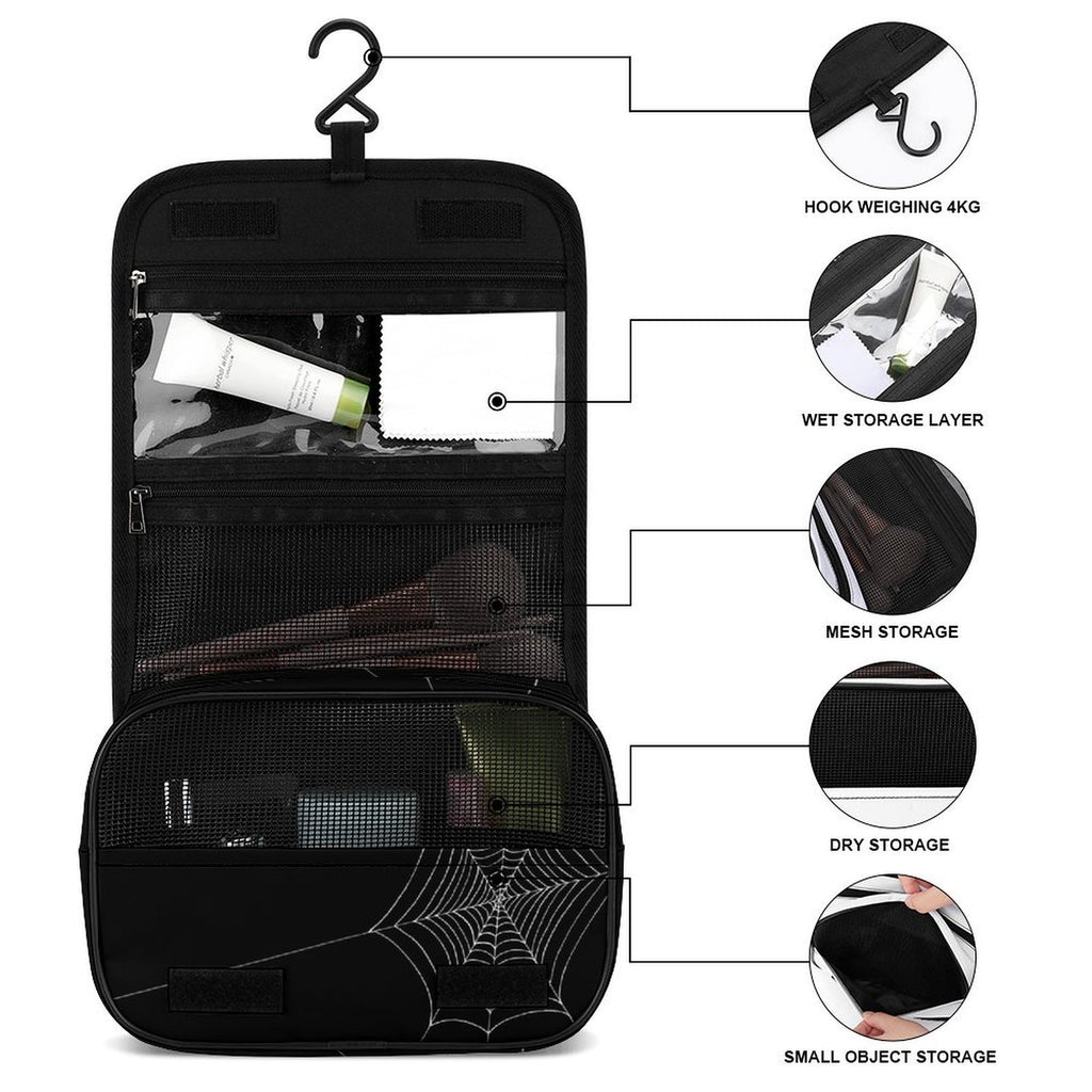 ANTIBrand gothic hanging toiletries case with wet dry layers