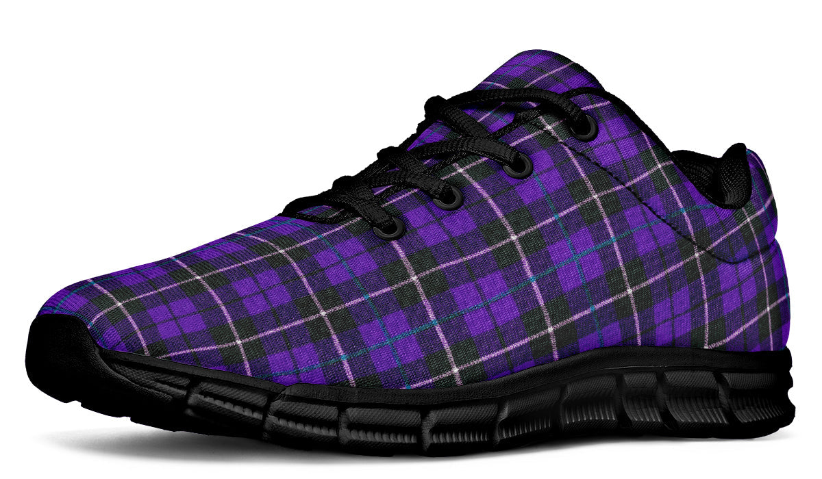 ANTIBrand Active Trainers - Purple Tartan