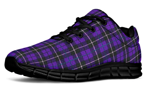 ANTIBrand Active Trainers - Purple Tartan