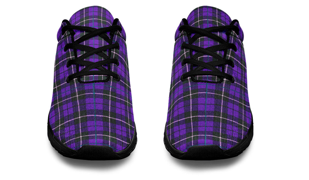ANTIBrand Active Trainers - Purple Tartan