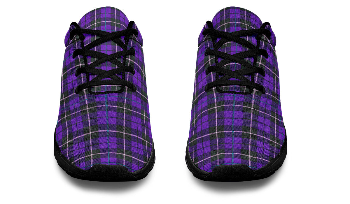 ANTIBrand Active Trainers - Purple Tartan
