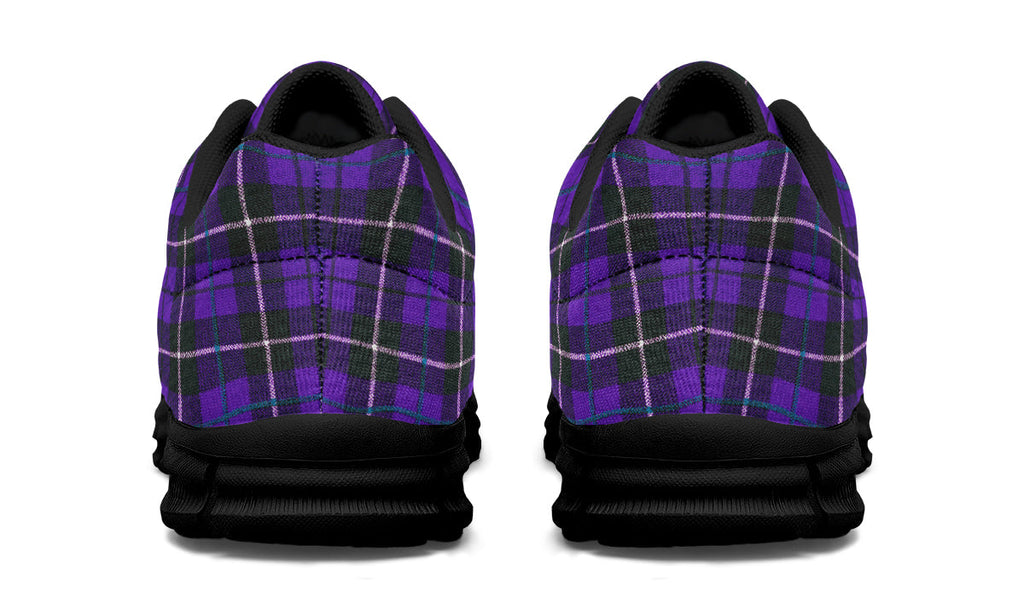 ANTIBrand Active Trainers - Purple Tartan