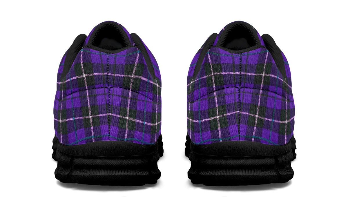 ANTIBrand Active Trainers - Purple Tartan