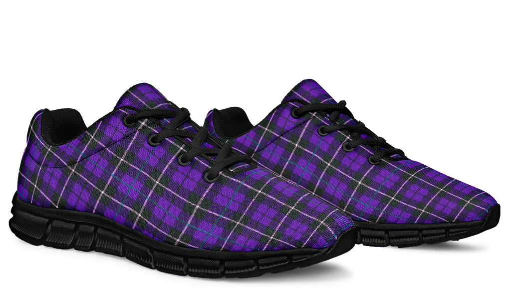ANTIBrand Active Trainers - Purple Tartan