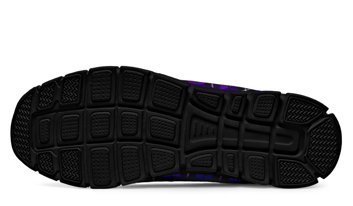 ANTIBrand Active Trainers - Purple Tartan