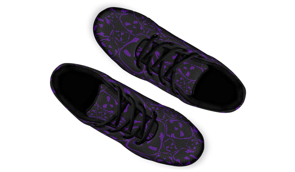 ANTIBrand Tumbling Purple Skulls Active Trainers