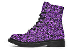ANTIBrand Amethyst Annihilation Combat Boots – Purple