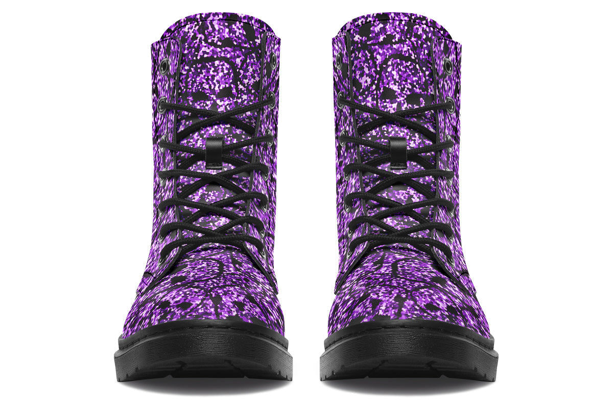ANTIBrand Amethyst Annihilation Combat Boots – Purple