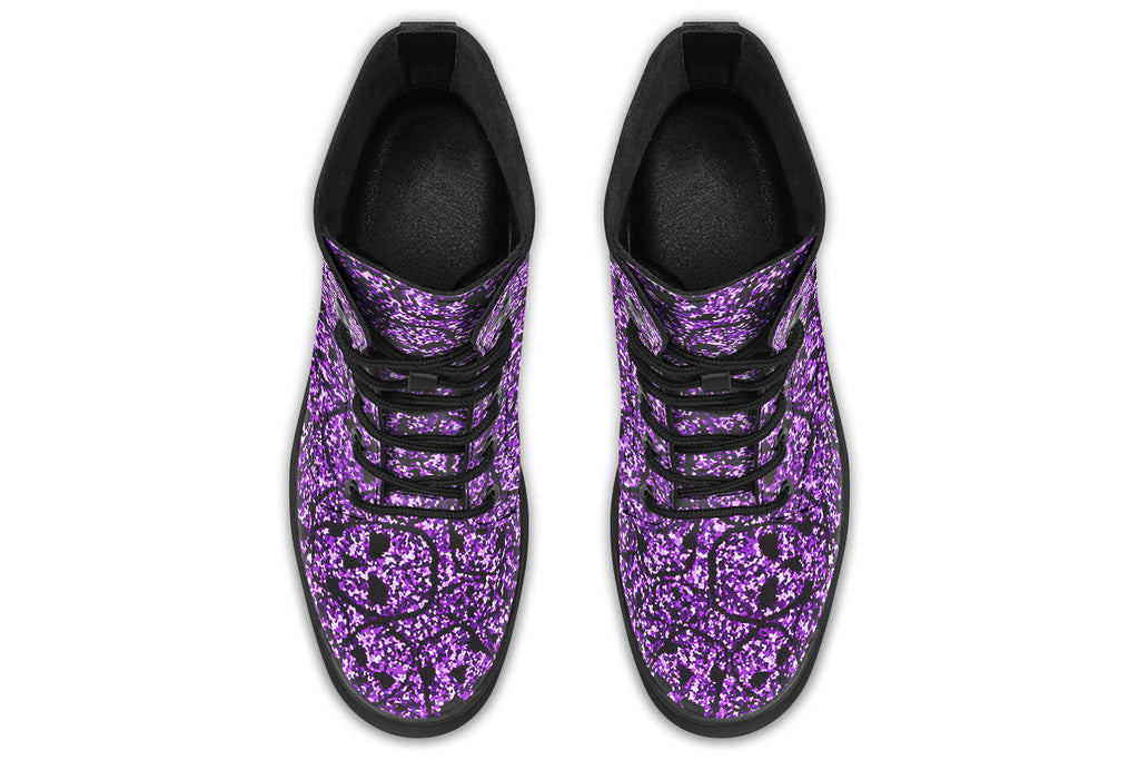 ANTIBrand Amethyst Annihilation Combat Boots – Purple