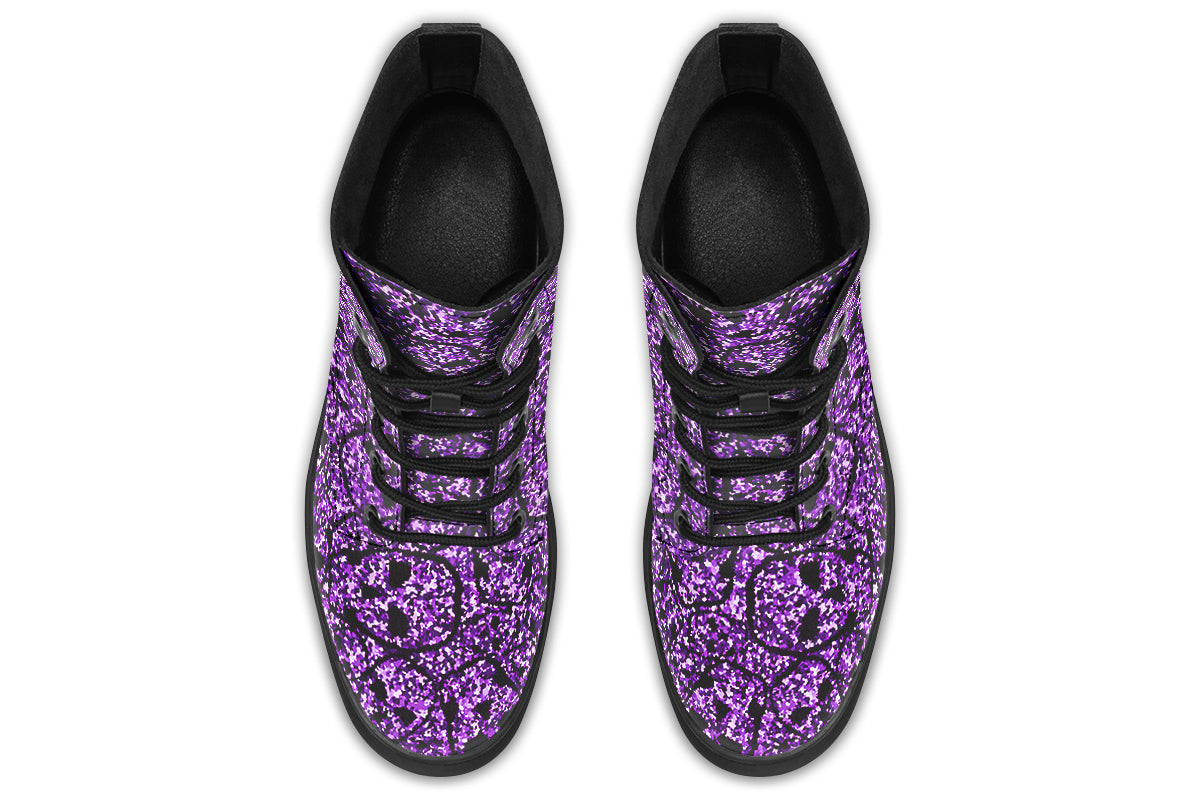 ANTIBrand Amethyst Annihilation Combat Boots – Purple