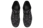 Blackest Roses Vegan Combat Boots | ANTIBrand Floral Goth Style
