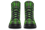 Green Tartan Vegan Boots – ANTIBrand