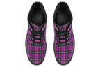 Pink Tartan Vegan Boots - ANTIBrand
