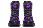 Purple Roses Vegan Combat Boots | ANTIBrand