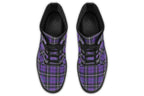 Purple Tartan Vegan Boots – ANTIBrand