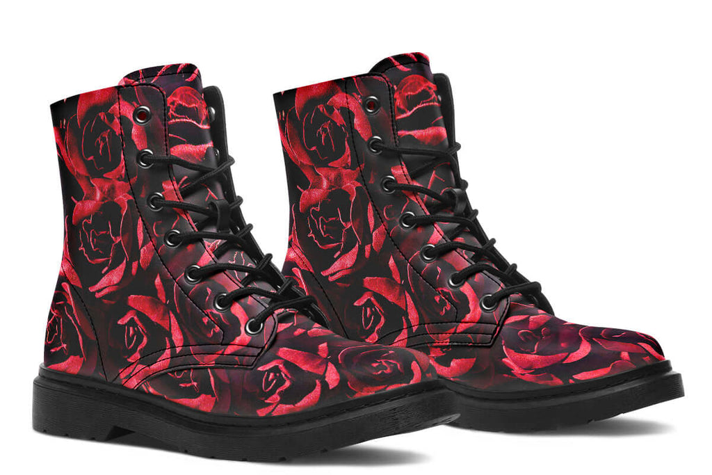 Red Roses Vegan Boots – ANTIBrand