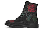 Rose Painting Vegan Combat Boots | ANTIBrand