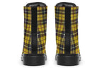 Yellow Tartan Vegan Boots – ANTIBrand