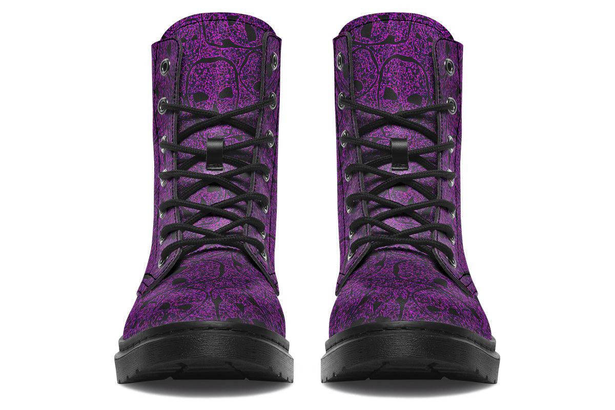 ANTIBrand Digital Immortality Tumbling Skulls Boots