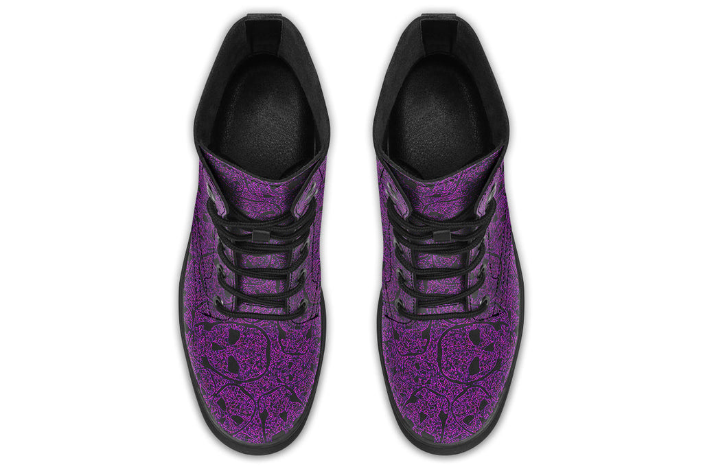 ANTIBrand Digital Immortality Tumbling Skulls Boots