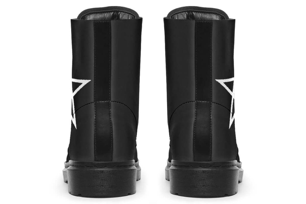 Pentagram Vegan Combat Boots – ANTIBrand