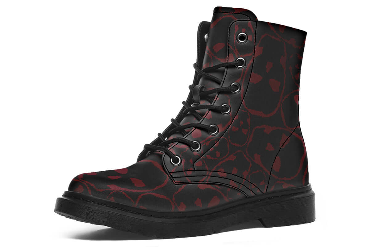 Tumbling Blood Skulls Boots – ANTIBrand by Kate