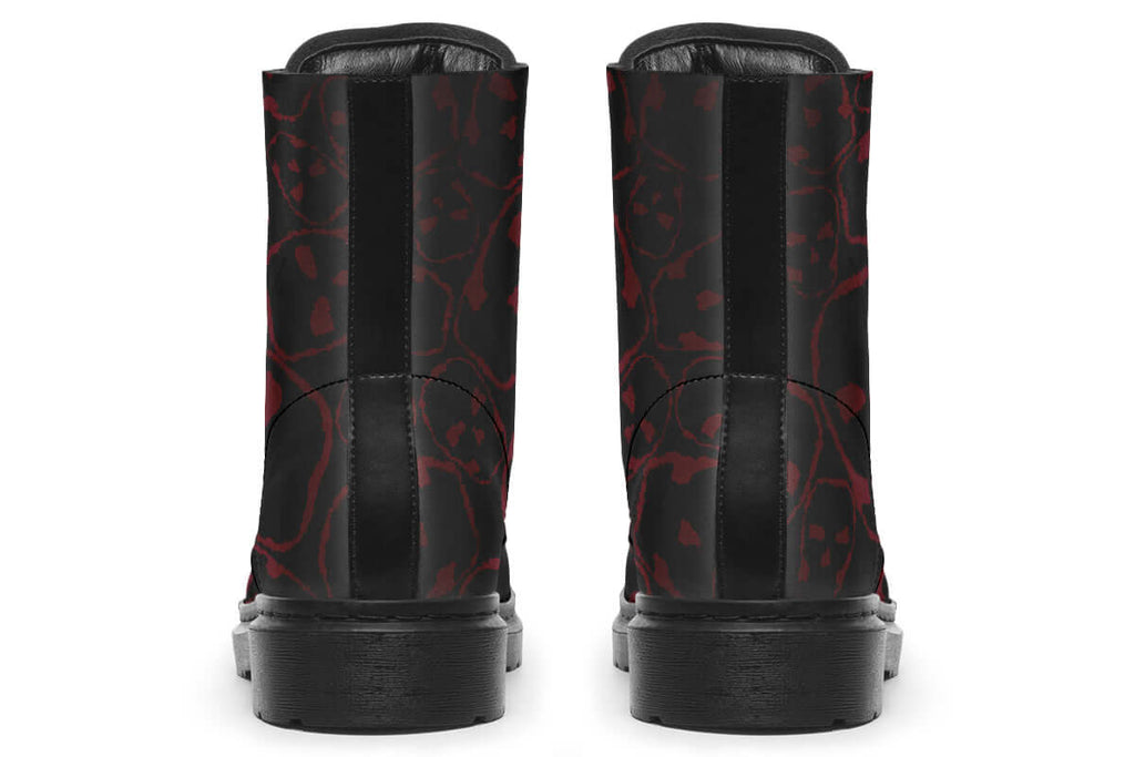 Tumbling Blood Skulls Boots – ANTIBrand by Kate