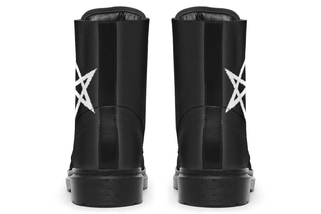 Unicursal Hexagram Vegan Boots – ANTIBrand