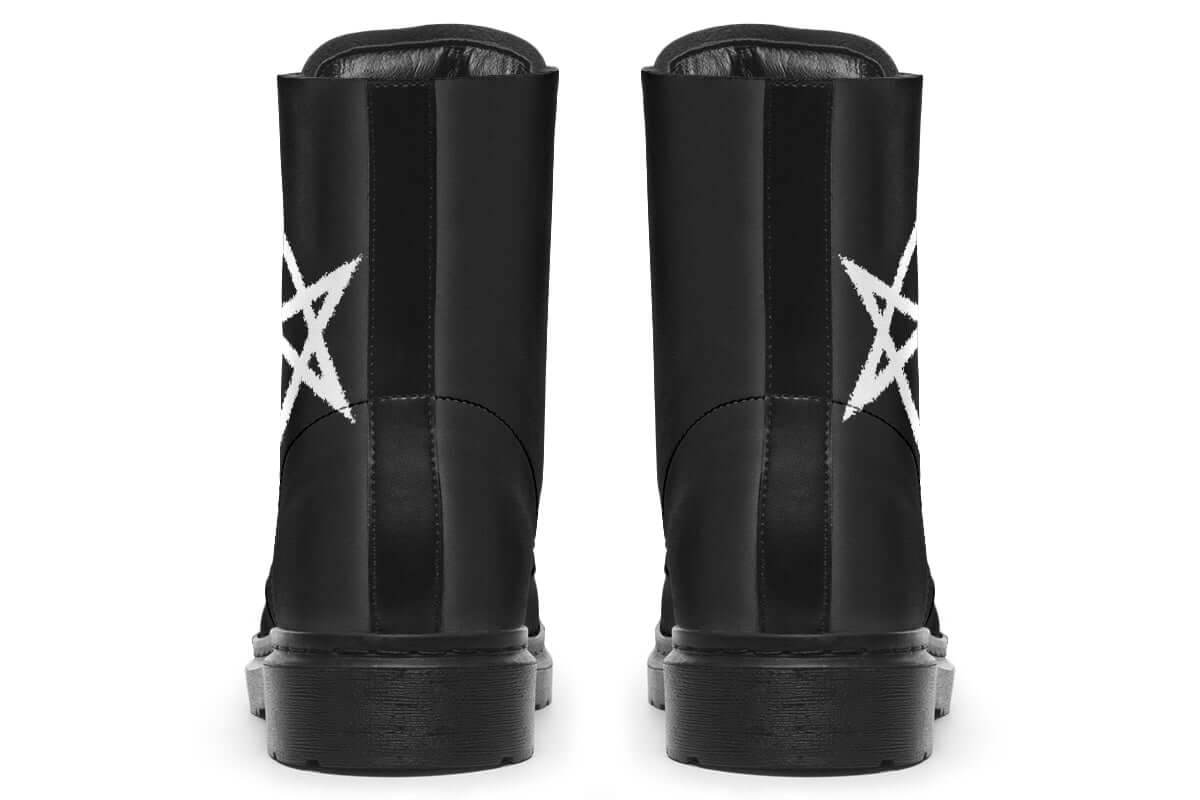 Unicursal Hexagram Vegan Boots – ANTIBrand
