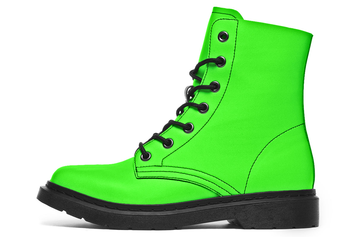 Neon Green Drama Queen Boots - ANTIBrand