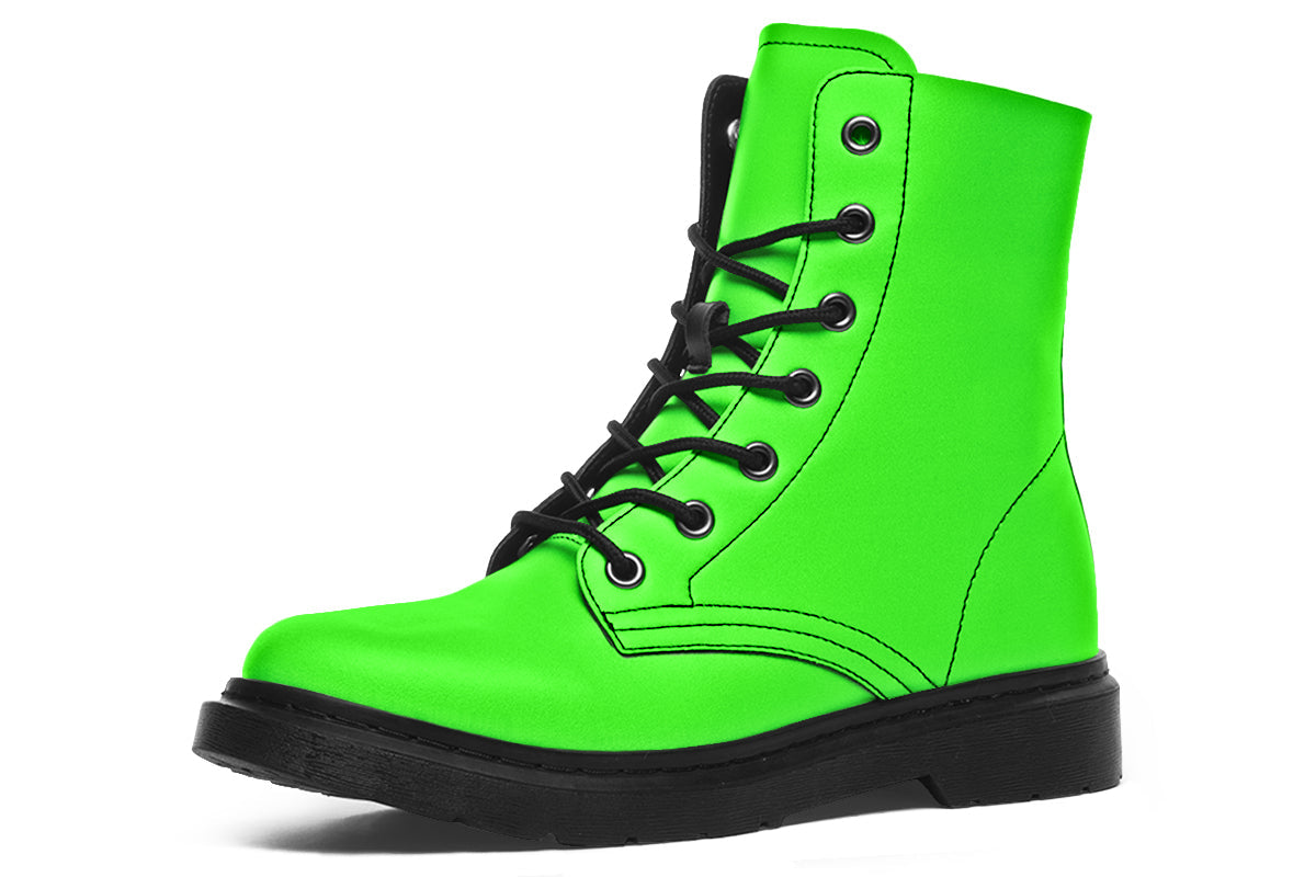 Neon Green Drama Queen Boots - ANTIBrand