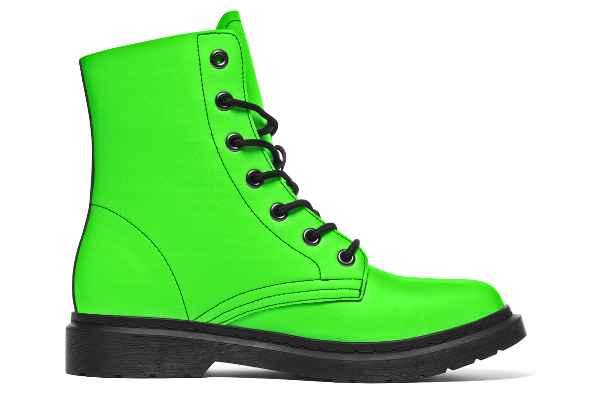 Neon Green Drama Queen Boots - ANTIBrand