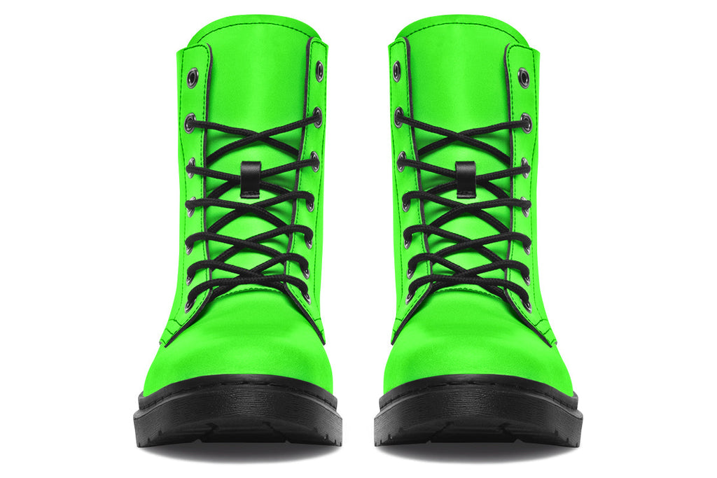 Neon Green Drama Queen Boots - ANTIBrand