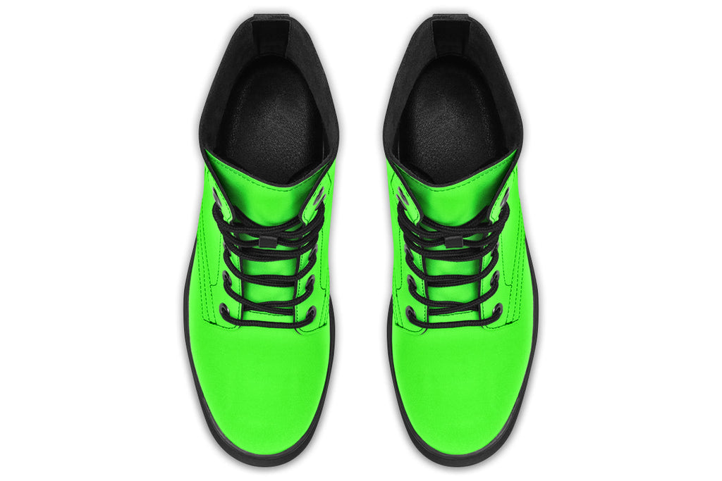 Neon Green Drama Queen Boots - ANTIBrand