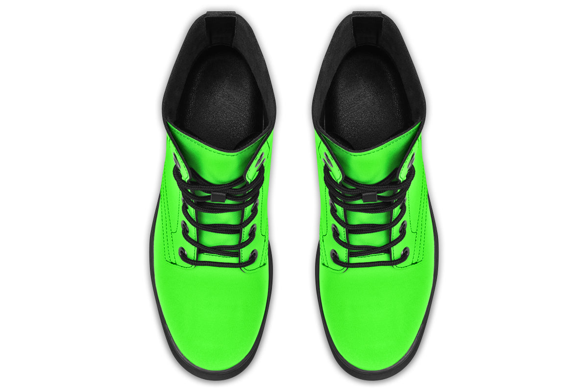 Neon Green Drama Queen Boots - ANTIBrand