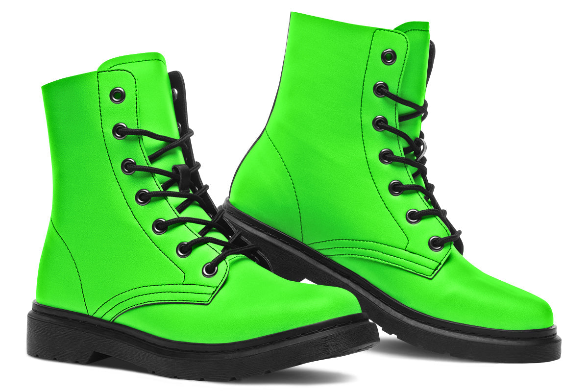 Neon Green Drama Queen Boots - ANTIBrand
