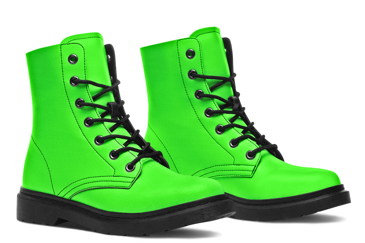 Neon Green Drama Queen Boots - ANTIBrand