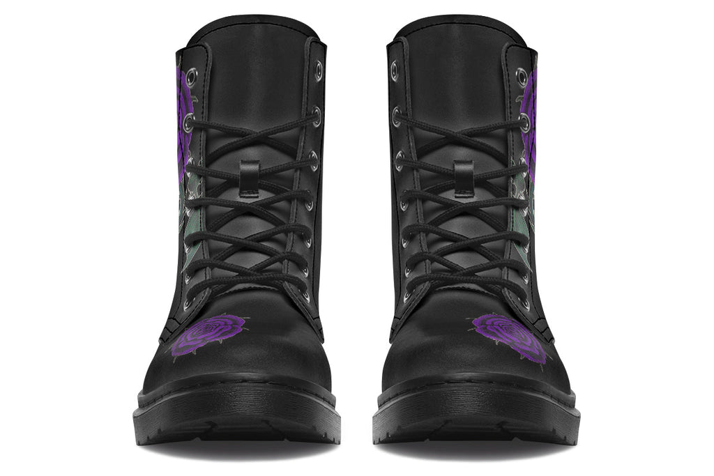 ANTIBrand The Painted Rose Boots in Purple
