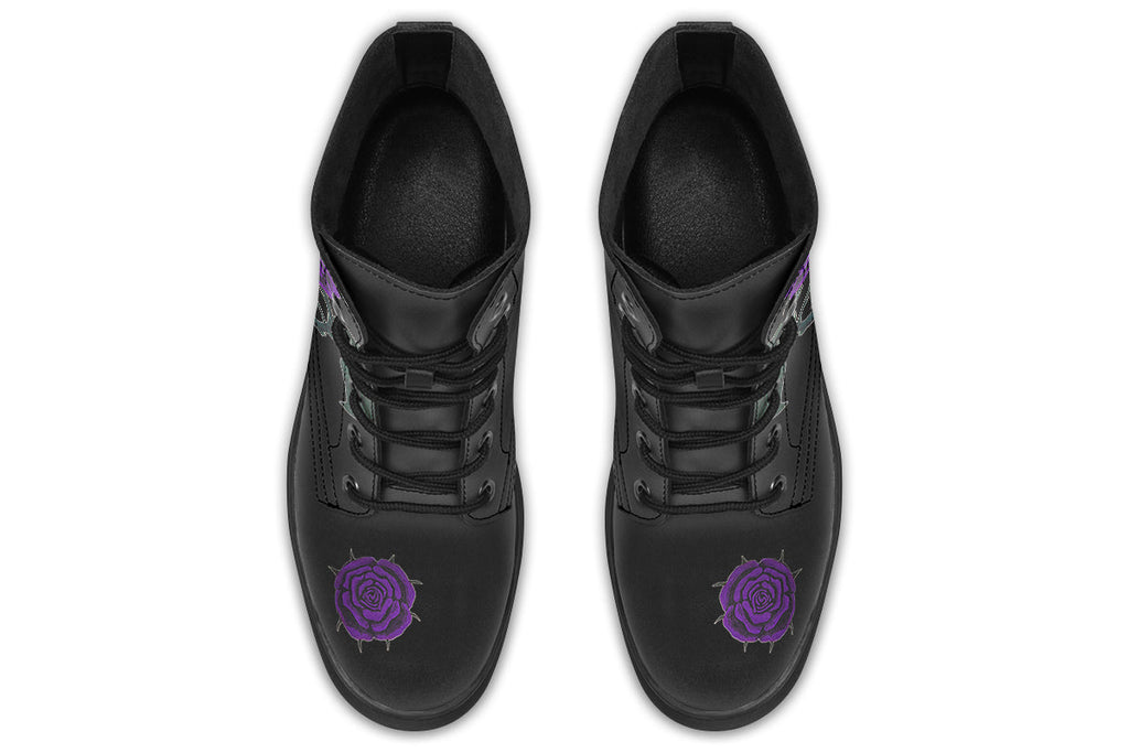 ANTIBrand The Painted Rose Boots in Purple