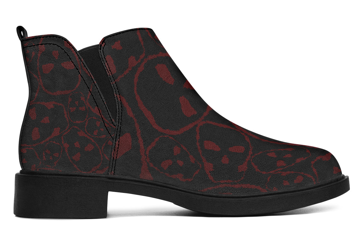 ANTIBrand The Tumbling Blood Skulls Chelsea Boots