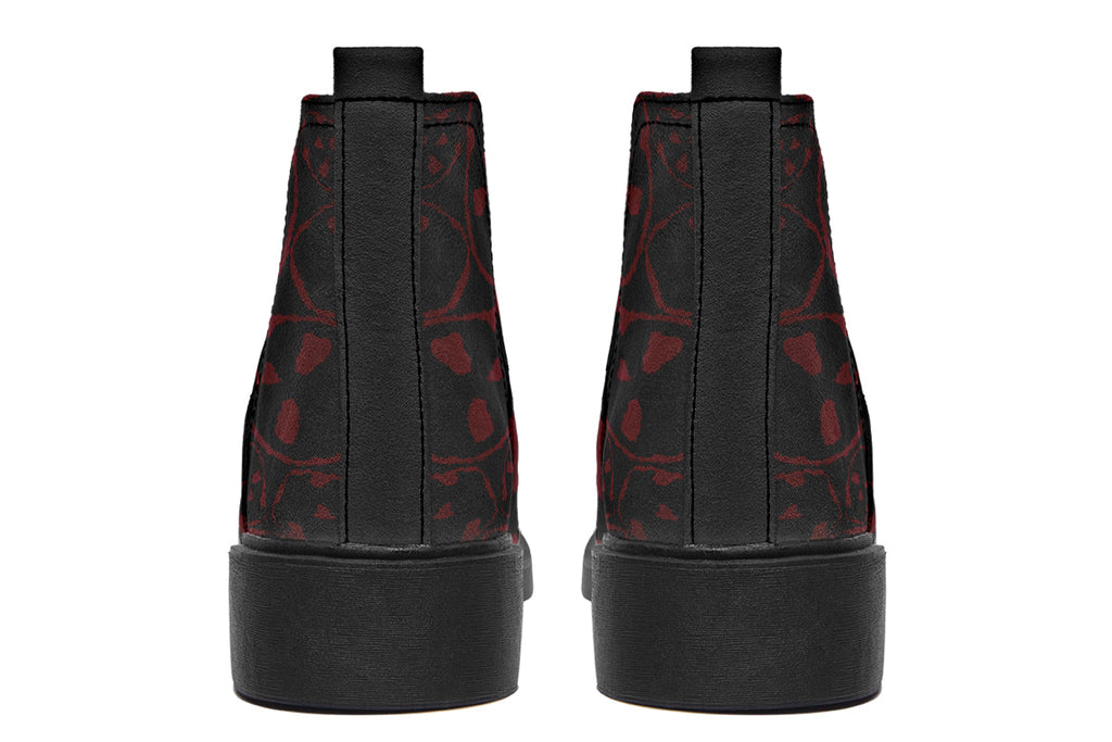 ANTIBrand The Tumbling Blood Skulls Chelsea Boots
