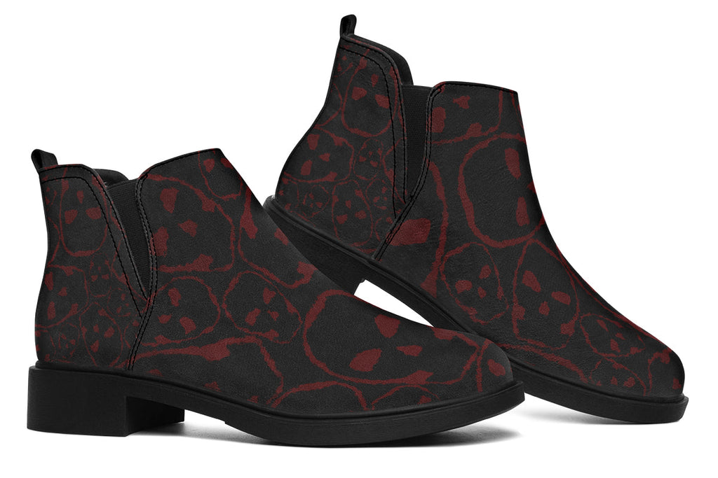 ANTIBrand The Tumbling Blood Skulls Chelsea Boots