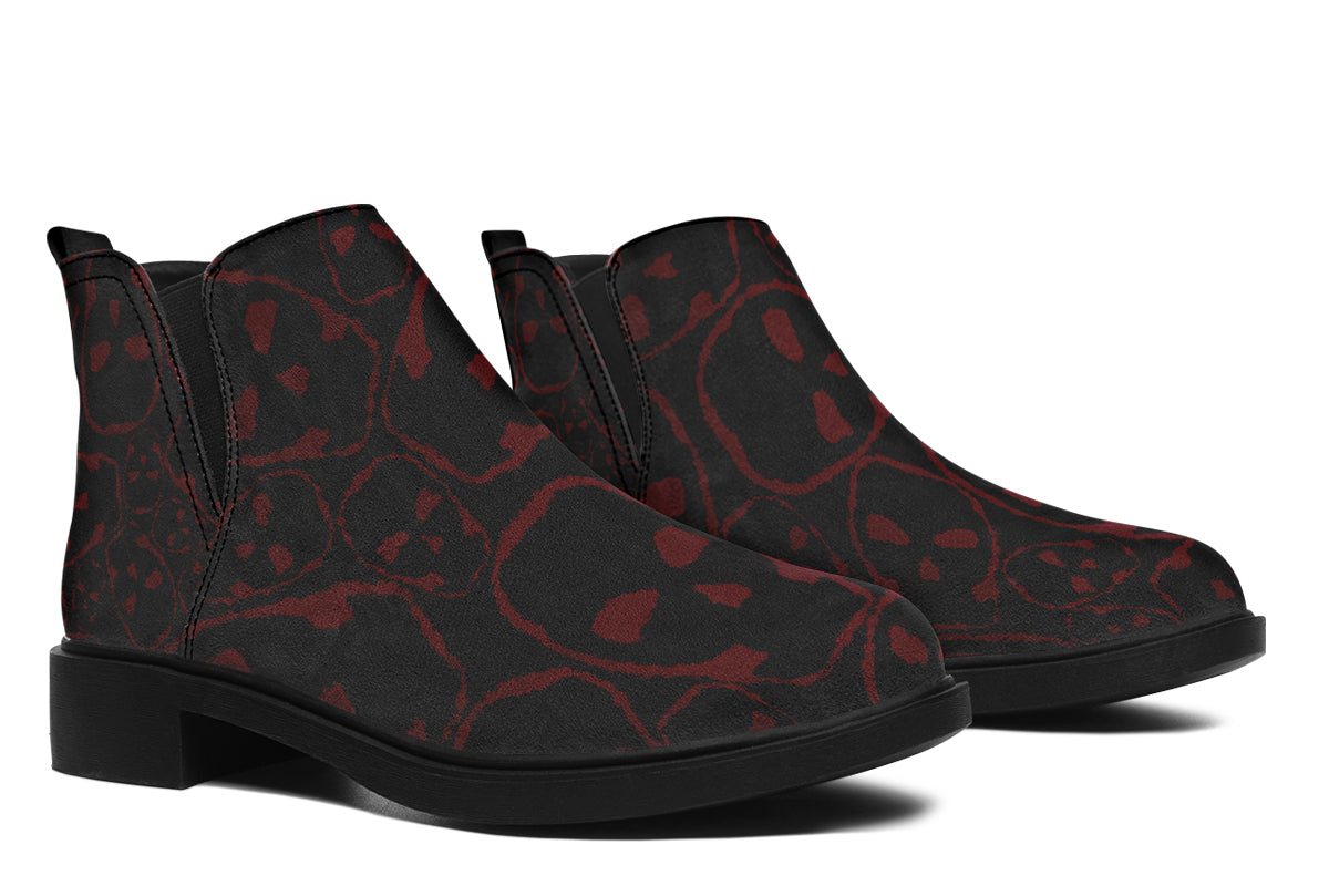 ANTIBrand The Tumbling Blood Skulls Chelsea Boots