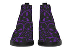 ANTIBrand The Tumbling Purple Skulls Chelsea Boots