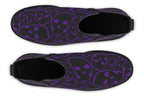 ANTIBrand The Tumbling Purple Skulls Chelsea Boots