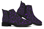 ANTIBrand The Tumbling Purple Skulls Chelsea Boots