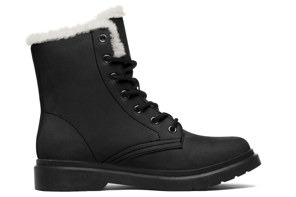 ANTIBrand Black as Your Soul Fleece Lined Boots – Black