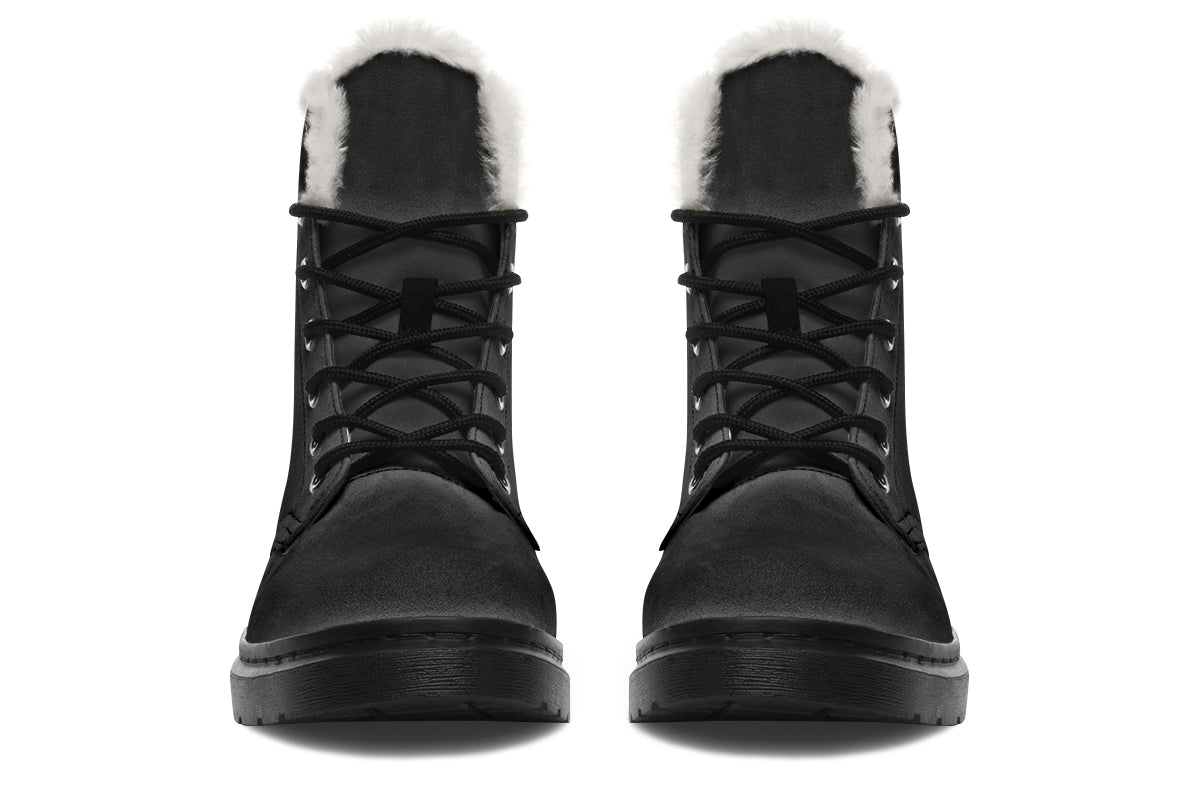 ANTIBrand Black as Your Soul Fleece Lined Boots – Black
