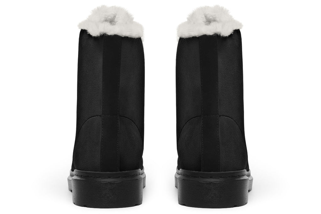 ANTIBrand Black as Your Soul Fleece Lined Boots – Black