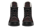 ANTIBrand – Tumbling Blood Skulls Fleece Lined Boots